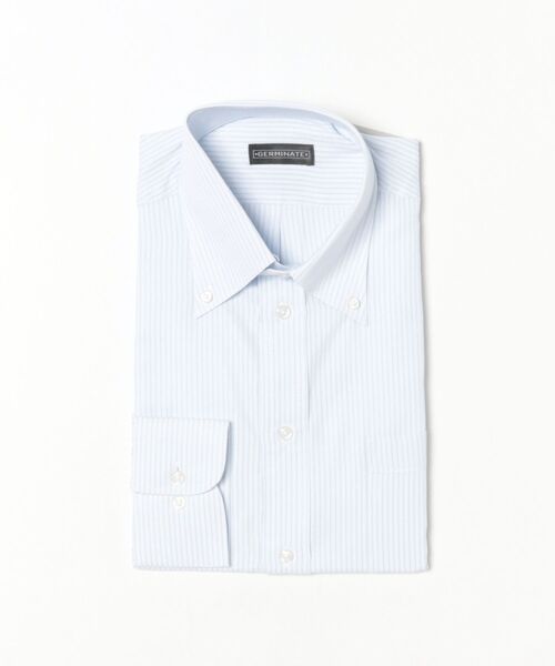 TETE HOMME(テットオム)の「アソート T/Cドレスシャツ / ボタンダウンビジネスシャツ(シャツ/ブラウス・メンズ・ブルー/サックスブルー/ブラック系1/ホワイト系1・MEDIUM/LARGE/X-LARGE)」の3枚目の写真