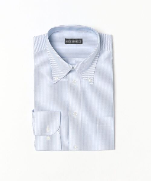 TETE HOMME(テットオム)の「アソート T/Cドレスシャツ / ボタンダウンビジネスシャツ(シャツ/ブラウス・メンズ・ブルー/サックスブルー/ブラック系1/ホワイト系1・MEDIUM/LARGE/X-LARGE)」の4枚目の写真