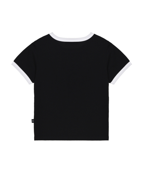 NICK&NICOLE(ニックアンドニコール)の「BUTTERFLY GRAPHIC RINGER TOP_BLACK(Tシャツ/カットソー・レディース・その他・FREE)」の2枚目の写真