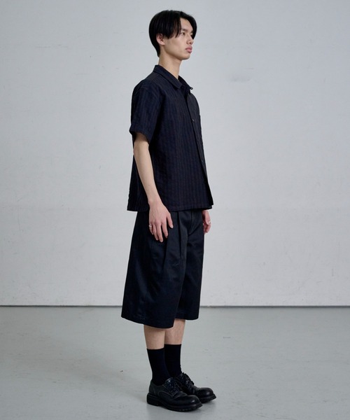 THE CLE(ザクレ)の「COTTON WIDE SHORTS / コットンワイドショーツ(その他パンツ・メンズ・ベージュ/ブラック・SMALL/MEDIUM/LARGE)」の5枚目の写真