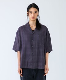 City Ambient Products: オープン ボイル チェック ショートスリーブ シャツ