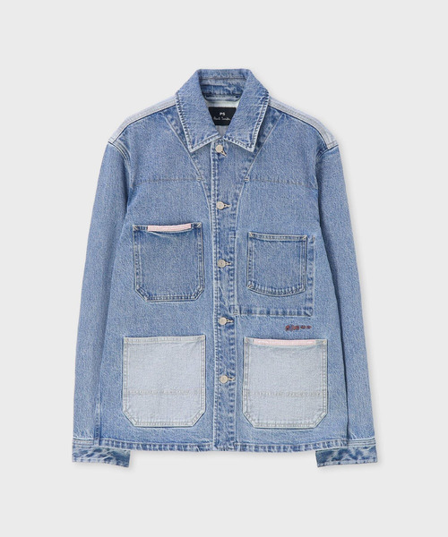 PS Paul Smith(ピーエスポールスミス)の「ミックスアップ デニムカバーオール / 262100 A169M(カバーオール・メンズ・ライトブルー・X-LARGE/LARGE/MEDIUM)」の1枚目の写真