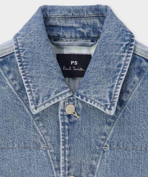 PS Paul Smith(ピーエスポールスミス)の「ミックスアップ デニムカバーオール / 262100 A169M(カバーオール・メンズ・ライトブルー・X-LARGE/LARGE/MEDIUM)」の4枚目の写真