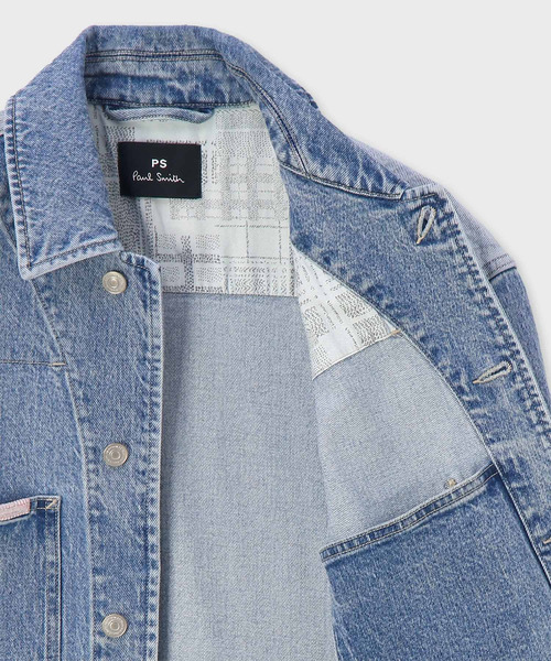 PS Paul Smith(ピーエスポールスミス)の「ミックスアップ デニムカバーオール / 262100 A169M(カバーオール・メンズ・ライトブルー・X-LARGE/LARGE/MEDIUM)」の6枚目の写真