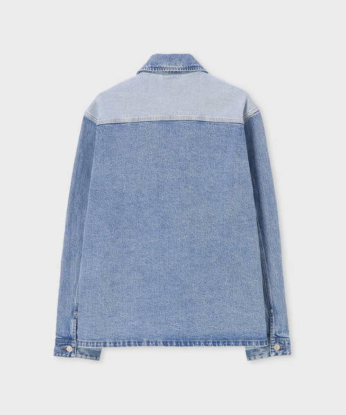 PS Paul Smith(ピーエスポールスミス)の「ミックスアップ デニムカバーオール / 262100 A169M(カバーオール・メンズ・ライトブルー・X-LARGE/LARGE/MEDIUM)」の7枚目の写真