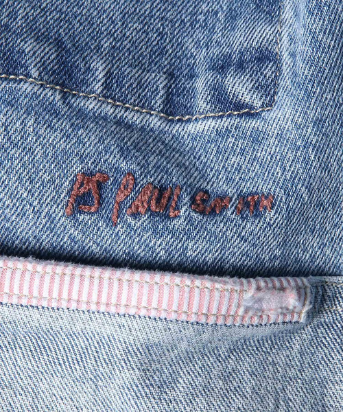 PS Paul Smith(ピーエスポールスミス)の「ミックスアップ デニムカバーオール / 262100 A169M(カバーオール・メンズ・ライトブルー・X-LARGE/LARGE/MEDIUM)」の2枚目の写真