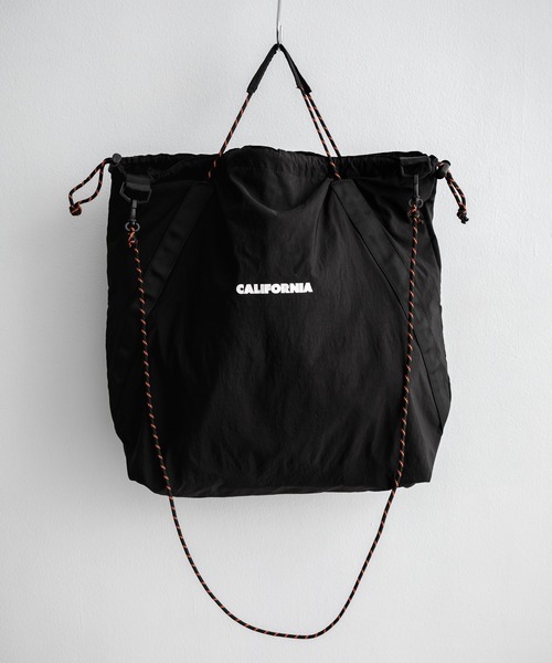 MEI（メイ）の「MEI メイ DRAW TOTE 2WAYドローコードトートバッグ/ショルダーバッグ（トートバッグ・メンズ・ベージュ/ブラック・FREE）」の19枚目の写真