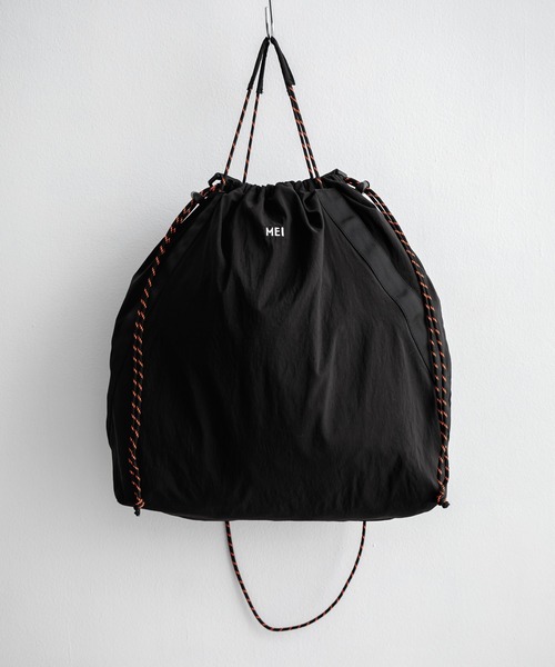 MEI（メイ）の「MEI メイ DRAW TOTE 2WAYドローコードトートバッグ/ショルダーバッグ（トートバッグ・メンズ・ベージュ/ブラック・FREE）」の20枚目の写真