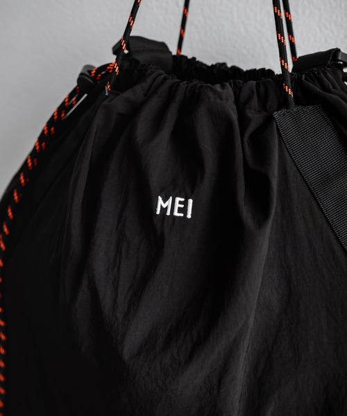 MEI（メイ）の「MEI メイ DRAW TOTE 2WAYドローコードトートバッグ/ショルダーバッグ（トートバッグ・メンズ・ベージュ/ブラック・FREE）」の21枚目の写真
