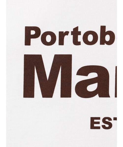 MARMARMAR(マーマーマー)の「MARMARMAR プリントTシャツ(market)(Tシャツ/カットソー・レディース・ブラック/ブラウン・FREE)」の4枚目の写真