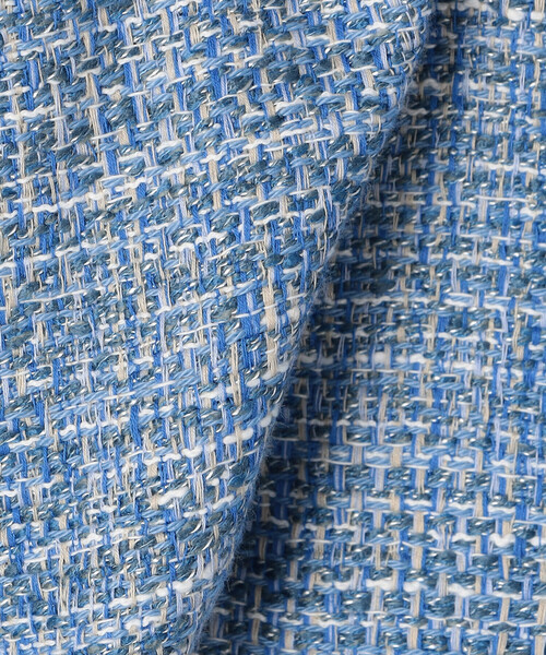 K.T KIYOKO TAKASE(キヨコタカセ)の「〔 TALLサイズ 〕Like Denimツイード ブルゾン(ブルゾン・レディース・ブルー系その他・15号)」の9枚目の写真