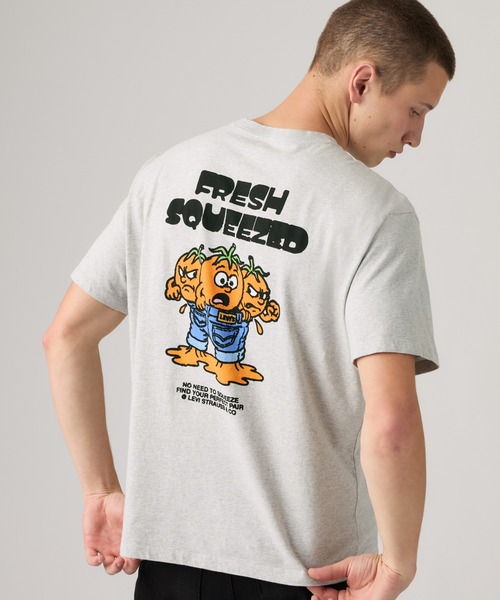 Levi's(リーバイス)の「Levi's/リーバイス ヴィンテージフィット グラフィックTシャツ(Tシャツ/カットソー・メンズ・グレー・L/M/S/XL)」の1枚目の写真