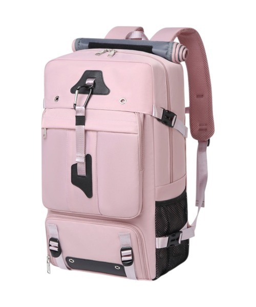 BACKYARD FAMILY（バックヤードファミリー）の「バックパック 登山リュック 大容量 3Way（バックパック/リュック・メンズ・グレー/ライトグリーン/エメラルドブルー/ピンク・FREE）」の4枚目の写真