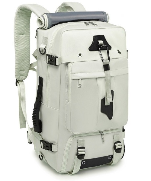 378 帯リメイク　白孔雀の縦型リュック　3wayバッグ　匿名配送 バックパック 登山リュック 大容量 3Way（バックパック/リュック