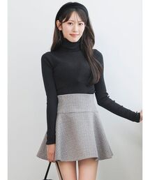 SNIDEL | 【セットアップ対応】ロー切替フレアスカショーパン(その他パンツ)