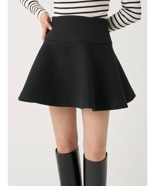 SNIDEL(スナイデル)の「【セットアップ対応】ロー切替フレアスカショーパン(その他パンツ・レディース・ブラック/ブラウン/チェック・0/1)」の22枚目の写真