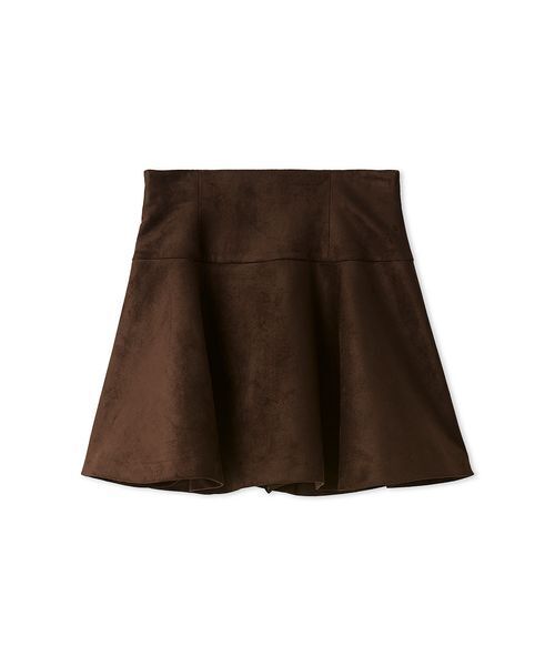 SNIDEL(スナイデル)の「【セットアップ対応】ロー切替フレアスカショーパン(その他パンツ・レディース・ブラック/ブラウン/チェック・0/1)」の5枚目の写真