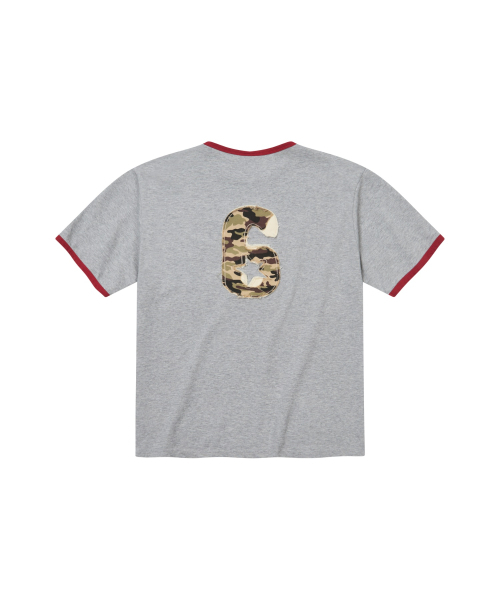 FERNOV(ペルノブ)の「6 カモアプリケリングTシャツ グレー(Tシャツ/カットソー・メンズ・その他・1/2/3)」の3枚目の写真