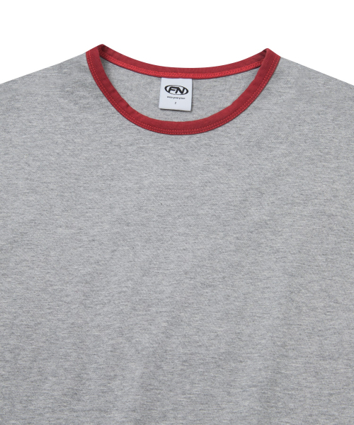 FERNOV(ペルノブ)の「6 カモアプリケリングTシャツ グレー(Tシャツ/カットソー・メンズ・その他・1/2/3)」の5枚目の写真