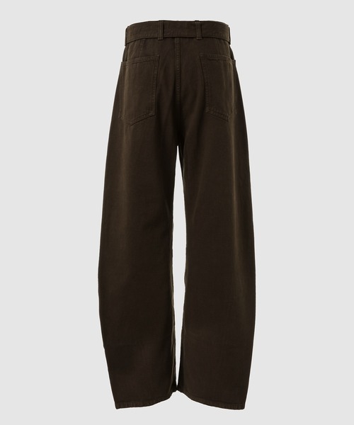 LEMAIRE（ルメール）の「TWISTED BELTED PANTS（その他パンツ・メンズ・ブラウン・S/M）」の2枚目の写真
