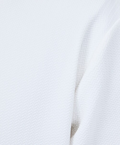 ABAHOUSE GRAY(アバハウスグレイ)の「【ヘリンボーン柄】ジャガード モックネック 半袖 Tシャツ(Tシャツ/カットソー・メンズ・ホワイト/ブラック/グレイッシュベージュ/ブラウン・46/48)」の10枚目の写真