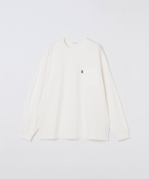 SHIPS any(シップス エニィ)の「【WEB限定】〈洗濯機可能〉リラックス ナイロンポケット クルーネック Tシャツ(ロンT)◇(Tシャツ/カットソー・メンズ・ネイビー/オリーブ/ホワイト・LARGE/MEDIUM/SMALL/X-LARGE)」の16枚目の写真