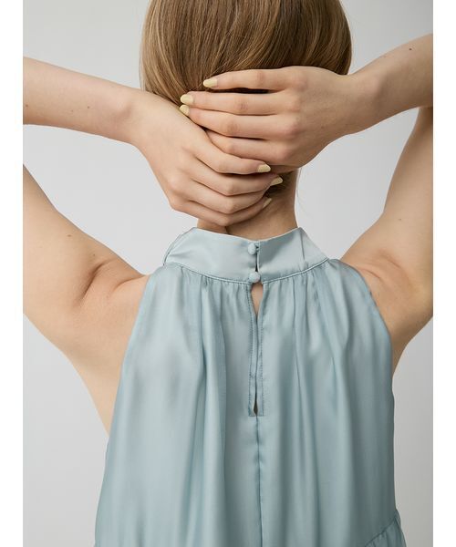 LILY BROWN(リリーブラウン)の「アメスリティアードフリルワンピース(ワンピース・レディース・アイボリー/ブラック/ライトブルー・F)」の9枚目の写真