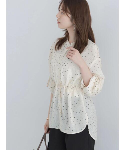 Te chichi(テチチ)の「【高通気】ドロストシャツ(セットアップ可)(シャツ/ブラウス・レディース・オフホワイト/イエロー/ブラック・F)」の19枚目の写真