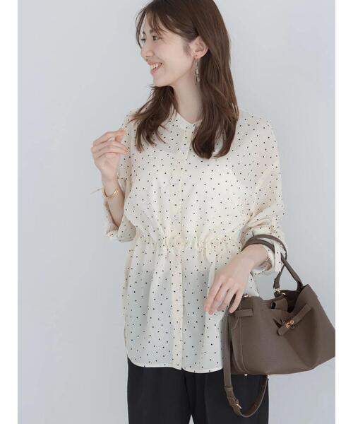 Te chichi(テチチ)の「【高通気】ドロストシャツ(セットアップ可)(シャツ/ブラウス・レディース・オフホワイト/イエロー/ブラック・F)」の20枚目の写真