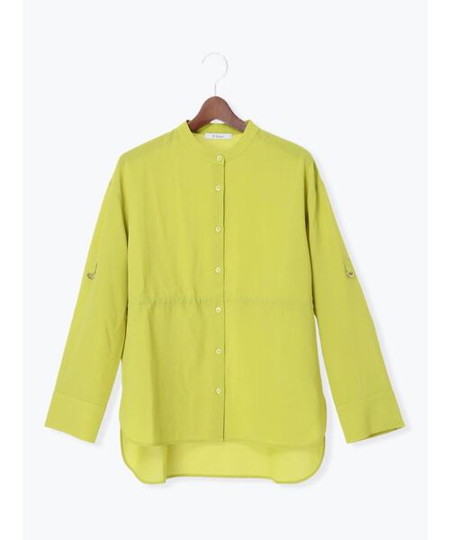 Te chichi(テチチ)の「【高通気】ドロストシャツ(セットアップ可)(シャツ/ブラウス・レディース・オフホワイト/イエロー/ブラック・F)」の11枚目の写真