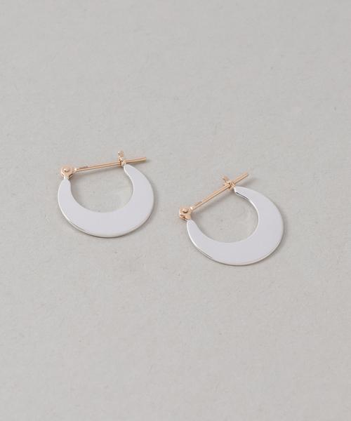 Lilas（リラ）の「《WEB限定》【SAMH by LILAS】プレートフープピアス SV（両耳）（ピアス（両耳用）・レディース・シルバー・FREE）」の6枚目の写真