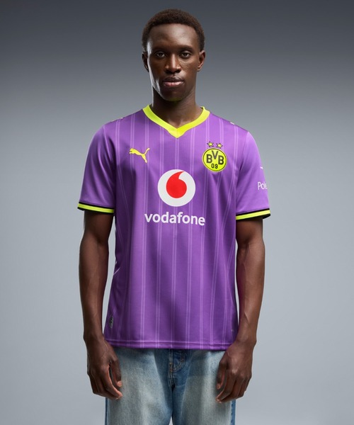 PUMA Mens 2026‑27 Dortmund third?? サードレプリカ — футбольная футболка PUMA полу‑рукав униформа
