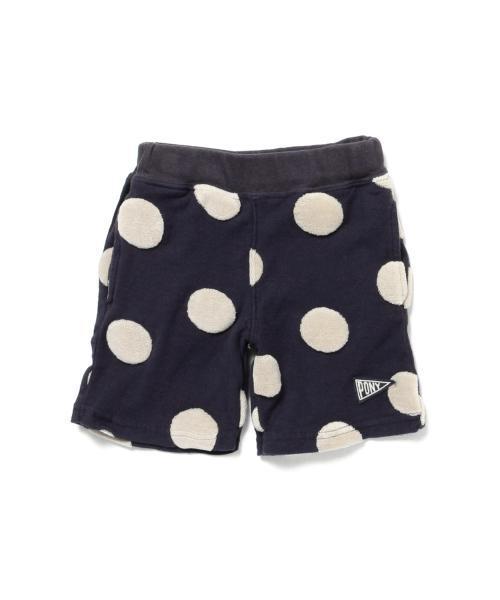 こども ビームス(コドモビームス)の「PONY GO ROUND / ドット ショーツ (85~125cm)(その他パンツ・キッズ・ネイビー・L(115-125)/S(95-105)/XS(85-95)/M(105-115))」の1枚目の写真