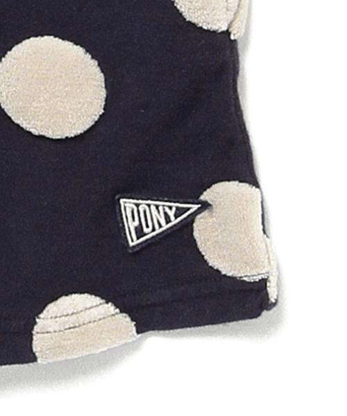 こども ビームス(コドモビームス)の「PONY GO ROUND / ドット ショーツ (85~125cm)(その他パンツ・キッズ・ネイビー・L(115-125)/S(95-105)/XS(85-95)/M(105-115))」の2枚目の写真