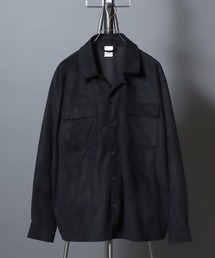 ANPAS（アンパス）の「Faux Suede Work Jacket / スエードライク ワークジャケット ライトアウター メンズ 秋冬 ブルゾン カバーオール（カバーオール）」