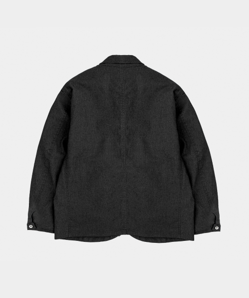 LETTERCOMO(レテルコモ)の「フレンチライトチョアジャケットブラック(デニムジャケット・レディース・ブラック・MEDIUM/LARGE)」の2枚目の写真