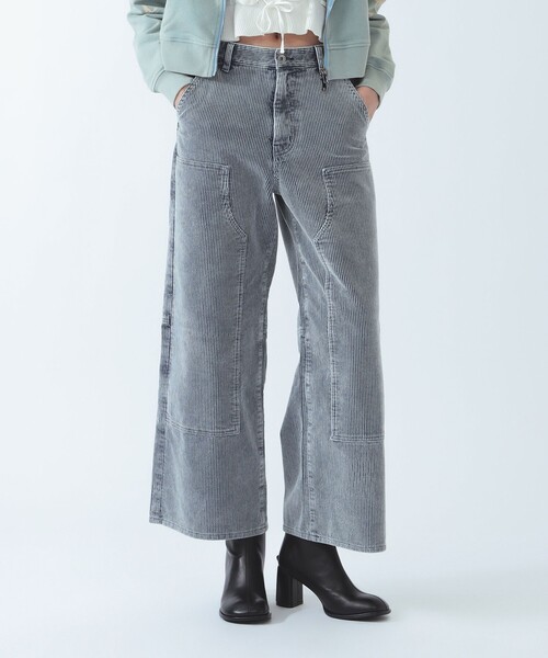 Ray BEAMS（レイビームス）の「コーディロイ ニーパッチ パンツ（その他パンツ・レディース・ブルー/ブラウン・MEDIUM/SMALL）」の2枚目の写真
