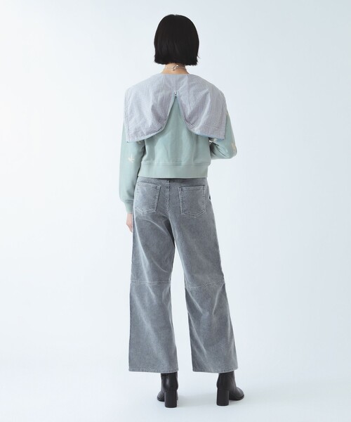 Ray BEAMS（レイビームス）の「コーディロイ ニーパッチ パンツ（その他パンツ・レディース・ブルー/ブラウン・MEDIUM/SMALL）」の9枚目の写真