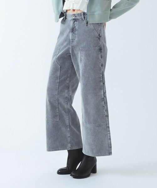 Ray BEAMS（レイビームス）の「コーディロイ ニーパッチ パンツ（その他パンツ・レディース・ブルー/ブラウン・MEDIUM/SMALL）」の10枚目の写真