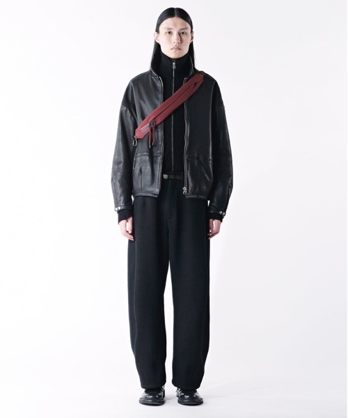 Cote&Ciel(コートエシエル)の「【cote&ciel/コートエシエル】 Adda Smooth Burgundy / 2WAY ボディバッグ ショルダーストラップ(ショルダーバッグ・メンズ・バーガンディー・FREE)」の2枚目の写真