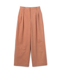 コットン タックチノパンツ