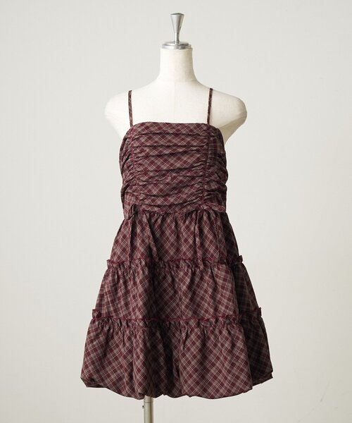 continuer de NICE CLAUP(コンティニューデナイスクラップ)の「ティアードバルーンチュニック(シャツ/ブラウス・レディース・レッド系その他/ブラック/ブラック系その他・FREE)」の9枚目の写真