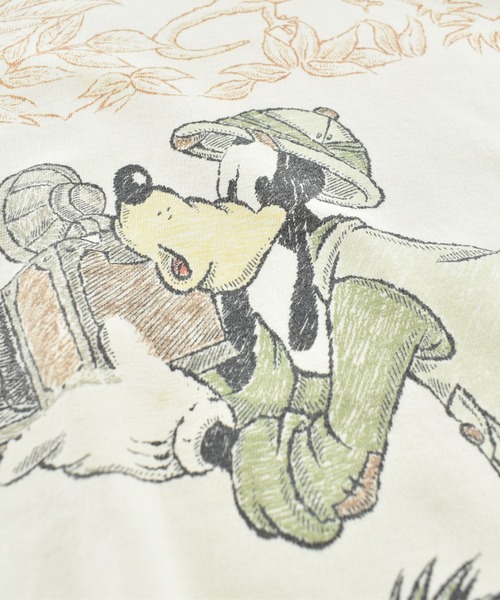 LABORATORY R(ラボラトリーアール)の「【USED】90’s Disney “Goofy” AOP キャラクター Tシャツ USA製(Tシャツ/カットソー・メンズ・ベージュ・XX-LARGE)」の3枚目の写真