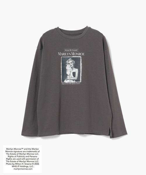GLACIER lusso(グラシアルッソ)の「マリリン・モンロー/Tシャツ(Tシャツ/カットソー・レディース・スミクロ/ホワイト×ピンク/ホワイト×ブルー・L/LL/M/S)」の19枚目の写真