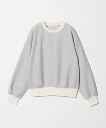 2トーン ワッフル プルオーバー <A DAY IN THE LIFE>