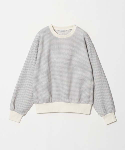 A DAY IN THE LIFE UNITED ARROWS(アデイインザライフユナイテッドアローズ)の「2トーン ワッフル プルオーバー <A DAY IN THE LIFE>(Tシャツ/カットソー・レディース・ライトグレー/ダークグレー/ケリーグリーン/ロイヤルブルー・FREE)」の1枚目の写真