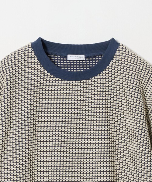 A DAY IN THE LIFE UNITED ARROWS(アデイインザライフユナイテッドアローズ)の「2トーン ワッフル プルオーバー <A DAY IN THE LIFE>(Tシャツ/カットソー・レディース・ライトグレー/ダークグレー/ケリーグリーン/ロイヤルブルー・FREE)」の6枚目の写真