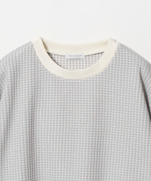 A DAY IN THE LIFE UNITED ARROWS(アデイインザライフユナイテッドアローズ)の「2トーン ワッフル プルオーバー <A DAY IN THE LIFE>(Tシャツ/カットソー・レディース・ライトグレー/ダークグレー/ケリーグリーン/ロイヤルブルー・FREE)」の14枚目の写真