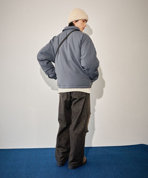 niko and...(ニコアンド)の「中綿ZIPブルゾン(ブルゾン・メンズ・ブラウン/ブラック/グレー・LARGE/MEDIUM)」の6枚目の写真