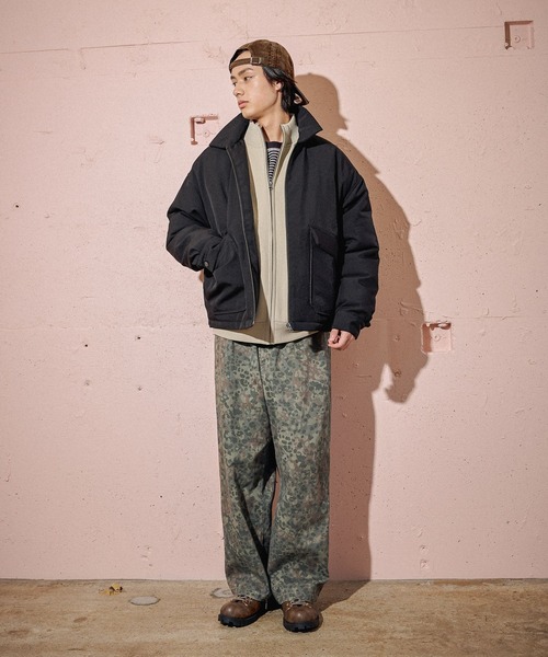 niko and...(ニコアンド)の「中綿ZIPブルゾン(ブルゾン・メンズ・ブラウン/ブラック/グレー・LARGE/MEDIUM)」の10枚目の写真